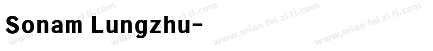 Sonam Lungzhu字体转换